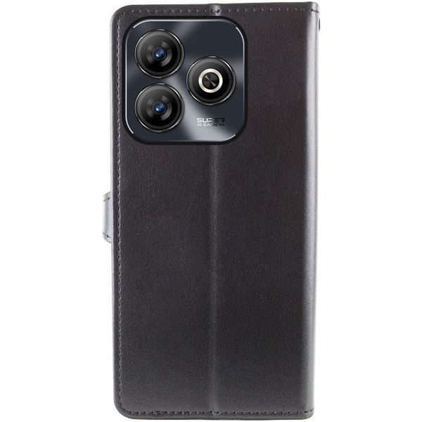 Шкіряний чохол-книжка GETMAN Gallant (PU) для ZTE Blade A75 4G Чорний 358684 фото