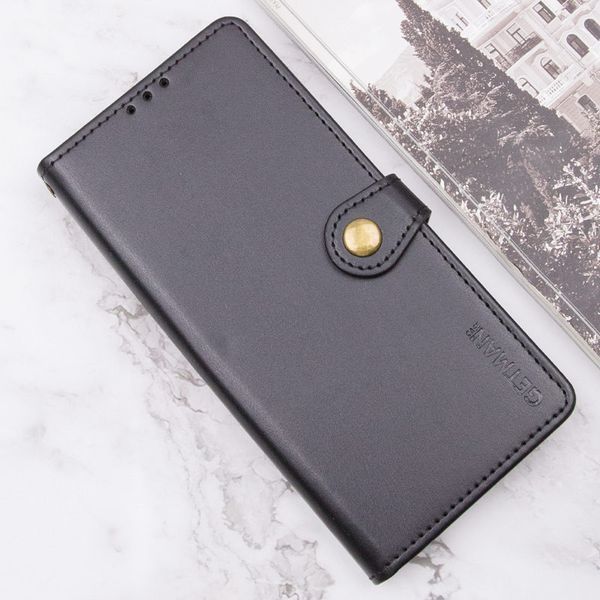 Шкіряний чохол-книжка GETMAN Gallant (PU) для ZTE Blade A75 4G Чорний 358684 фото