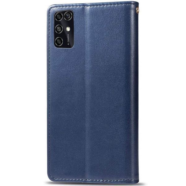 Шкіряний чохол книжка GETMAN Gallant (PU) для ZTE Blade V2020 Smart Синій 222111 фото