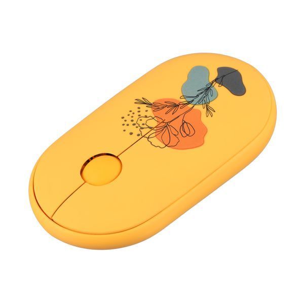 Миша 2E MF300 FLORA:POPPY Silent WL BT, жовтий (2E-MF300WFLORAYW) 373696 фото