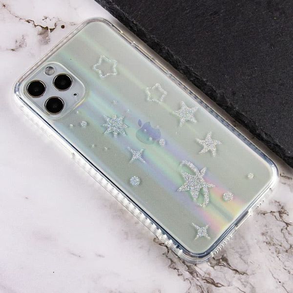 TPU+Glass чохол Aurora Space для Apple iPhone 11 Pro (5.8") Зірки 205552 фото