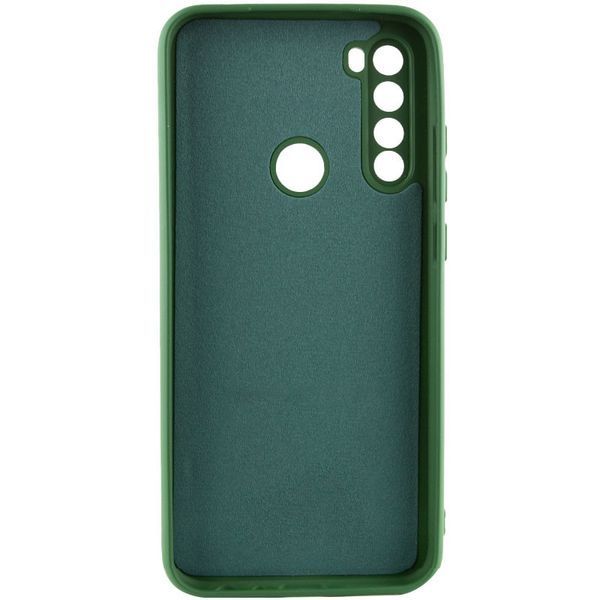 Чохол TPU GETMAN Liquid Silk Full Camera для Xiaomi Redmi Note 8T Зелений / Dark green 323829 фото
