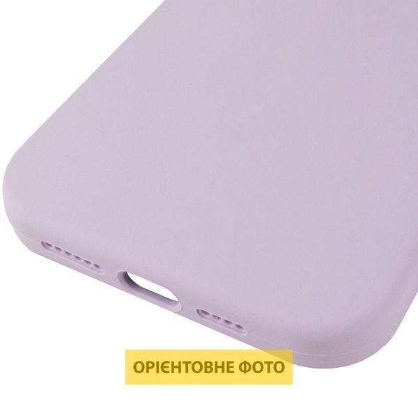 Чохол Silicone Case (AA) Logo with MagSafe для Apple iPhone 17 (6.3") Бузковий / Lilac 392992 фото