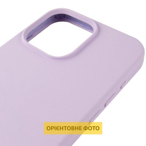 Чохол Silicone Case (AA) Logo with MagSafe для Apple iPhone 17 (6.3") Бузковий / Lilac 392992 фото