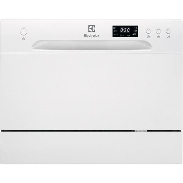 Посудомийна машина Electrolux настільна, 6компл., A+, 55см, дисплей, чорний (ESF2400OK) 374856 фото
