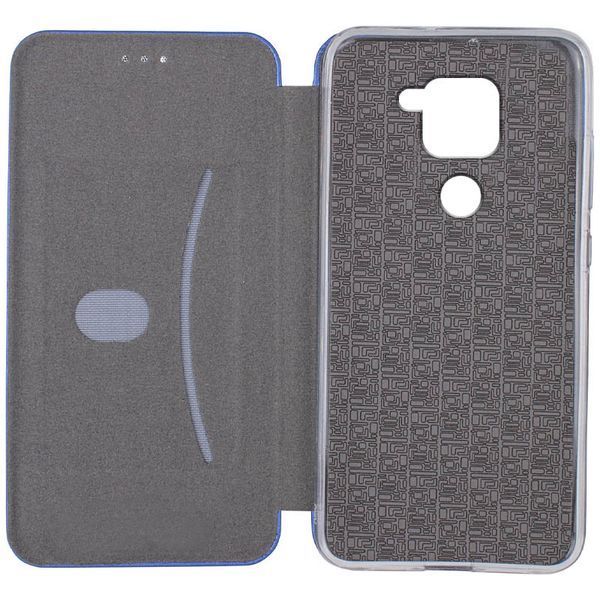 Шкіряний чохол (книжка) Classy для Xiaomi Redmi Note 9 / Redmi 10X Синій 209951 фото