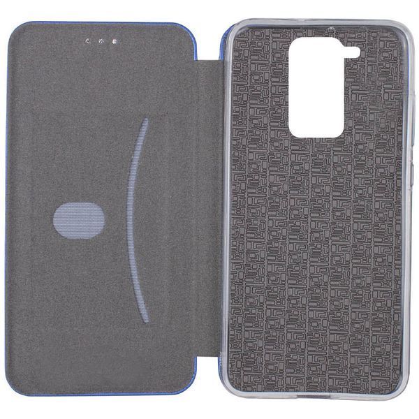 Шкіряний чохол (книжка) Classy для Xiaomi Redmi Note 9 / Redmi 10X Синій 209951 фото