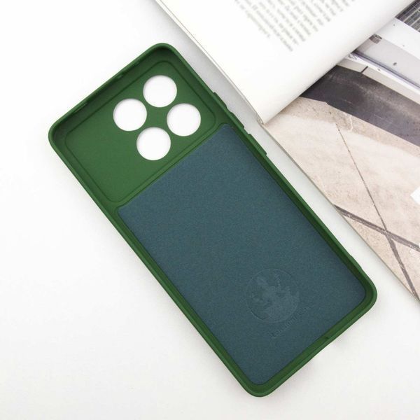 Чохол Silicone Cover Lakshmi Full Camera (A) для Xiaomi Poco X6 / Note 13 Pro 5G Зелений / Dark green 288537 фото