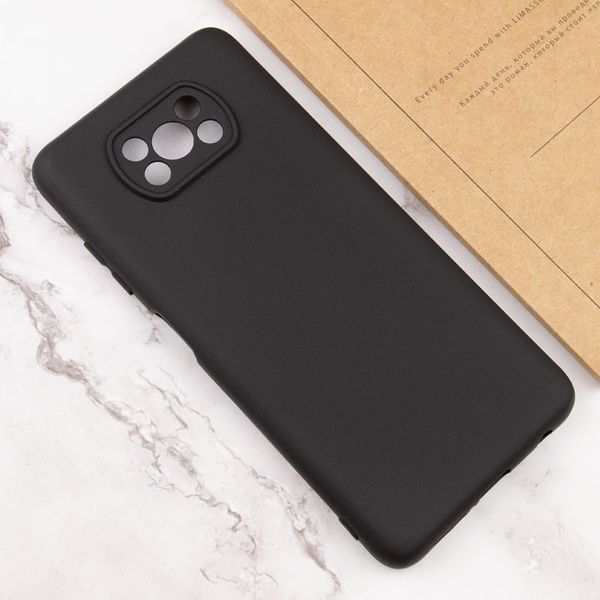 Чохол Silicone Cover Lakshmi Full Camera (AAA) для Xiaomi Poco X3 NFC / Poco X3 Pro Чорний / Black 283004 фото