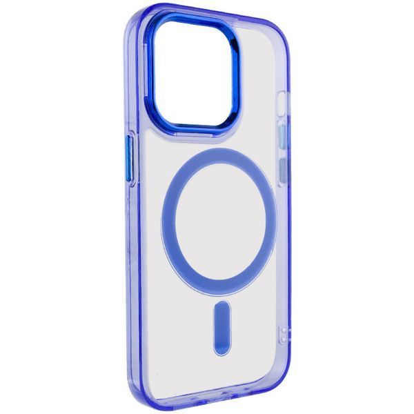 Чохол TPU Iris with MagSafe для Apple iPhone 14 Pro Max (6.7") Синій 272172 фото