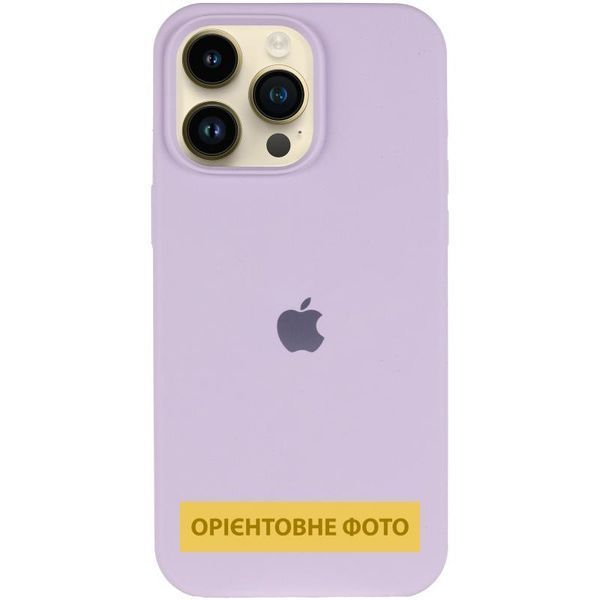 Чохол Silicone Case (AA) Logo with MagSafe для Apple iPhone 17 (6.3") Бузковий / Lilac 392992 фото