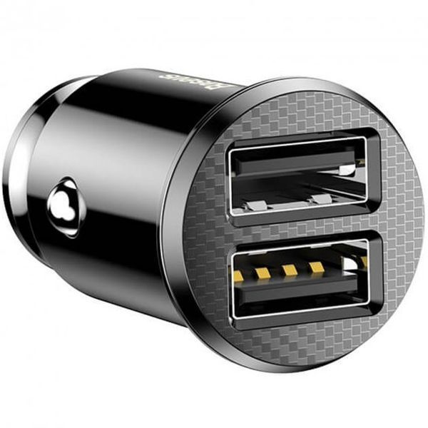 АЗП 2USB Baseus Grain Pro (4.8A) (CCALLP-01) Black 217028 фото