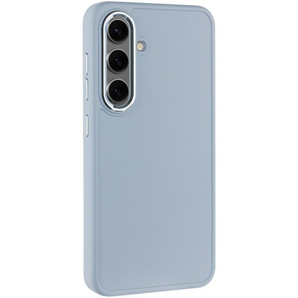 TPU чохол Bonbon Metal Style для Samsung Galaxy S24 Блакитний / Mist blue 284970 фото