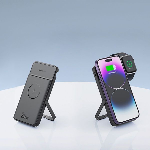 Портативна батарея Proove 10000mAh 20W Power Stand 2 in 1 (PBPS20030001) Black 313778 фото