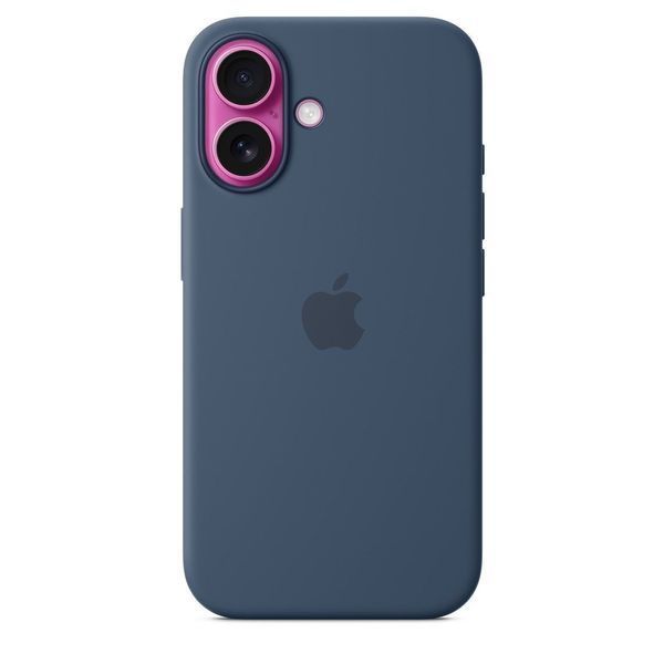Чохол-накладка Apple iPhone 16 Plus Silicone Case with MagSafe - Denim (MYYA3) 322310 фото