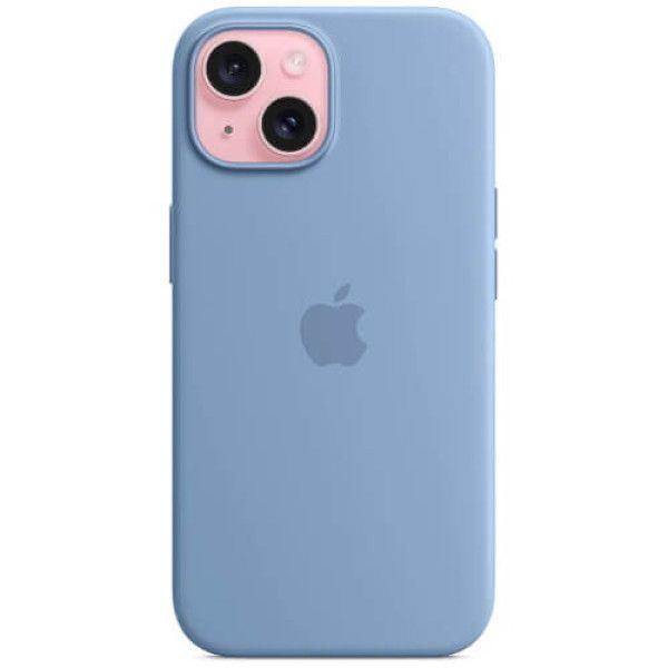 Чохол-накладка Apple iPhone 15 Plus Silicone Case with MagSafe - Winter Blue (MT193) 281262 фото