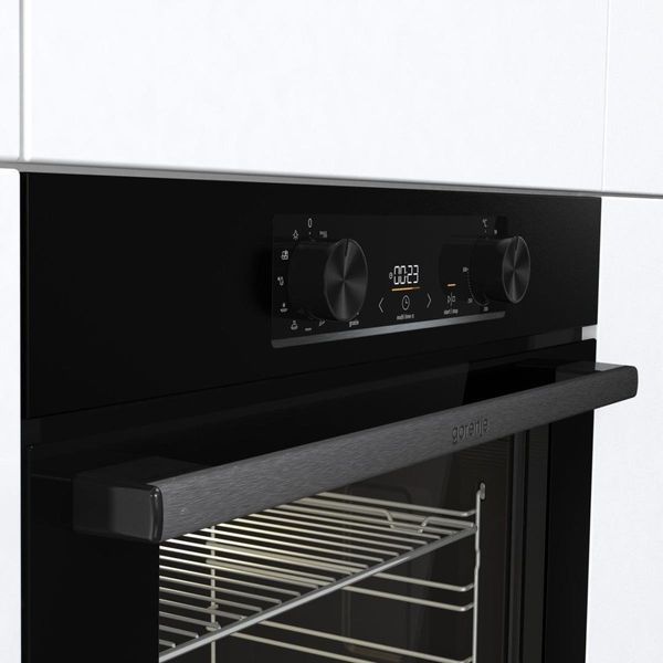 Комплект Gorenje (духовка електрична BO6735E02BK + поверхня газова G641EB), 740147, чорн (SET_BO6735E02BK_G641EB) 375225 фото