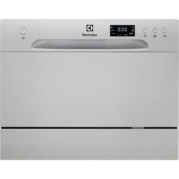 Посудомийна машина Electrolux настільна, 6компл., A+, 55см, дисплей, чорний (ESF2400OK) 374856 фото