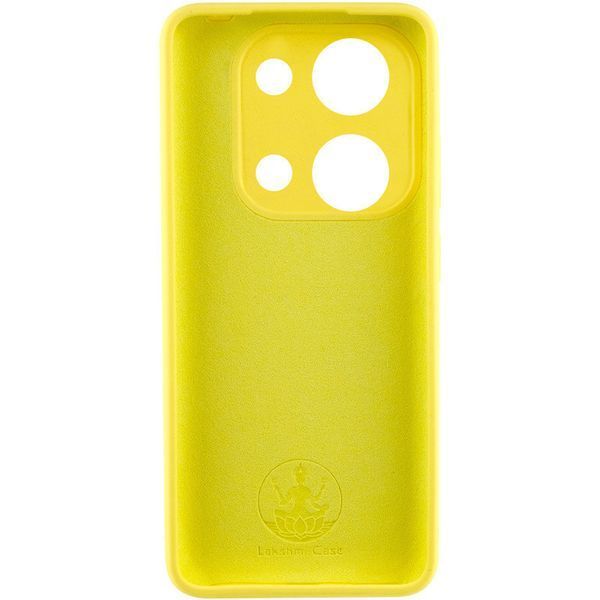 Чохол Silicone Cover Lakshmi Full Camera (AAA) для Xiaomi Redmi Note 13 4G Жовтий / Yellow 307549 фото