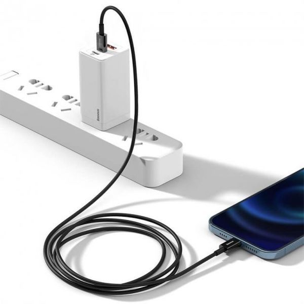 Кабель Baseus Superior Series Type-C/Lightning 20W (CATLYS-A01) Black 1m 214774 фото