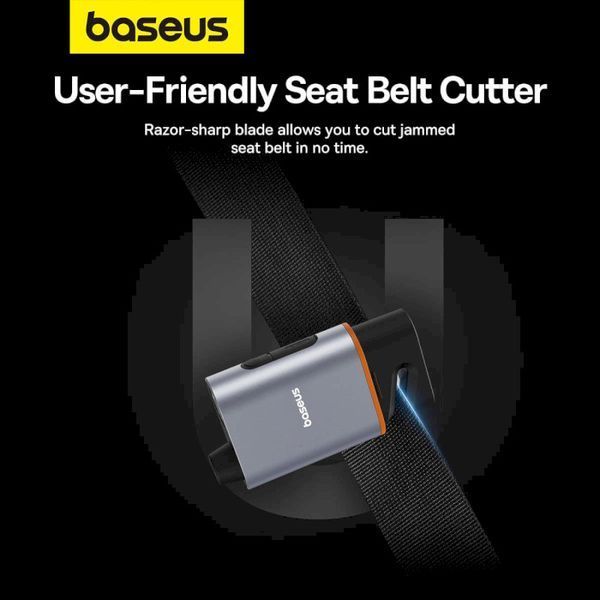 Автомобільний Рятувальний молоток Baseus SharpTool Series Emergency Hammer Pro C10934401111-00 Black 275936 фото