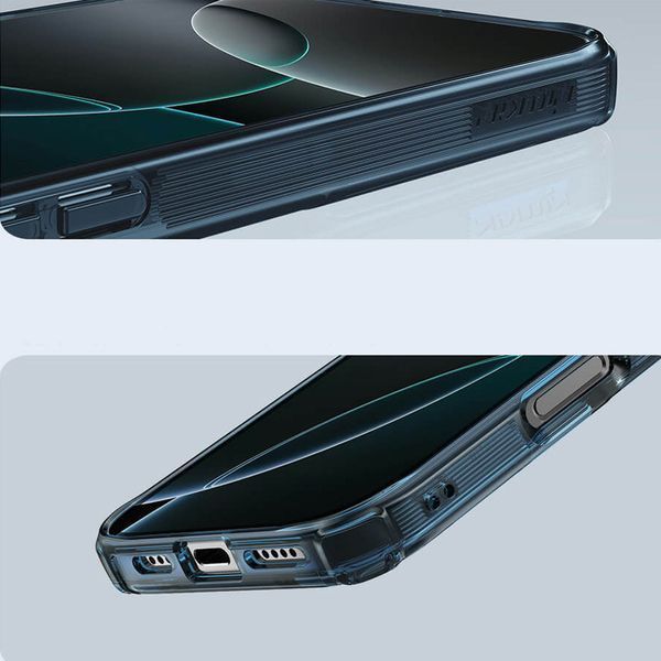TPU чохол Nillkin Nature Pro Magnetic для Apple iPhone 16 Pro (6.3") Синій (прозорий) 326101 фото