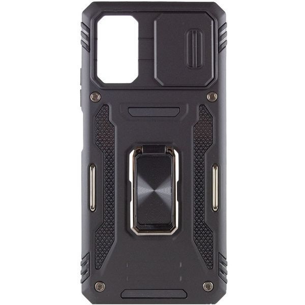 Ударостійкий чохол Camshield Army Ring для Xiaomi Poco X5 5G / Note 12 5G Чорний / Black 271465 фото