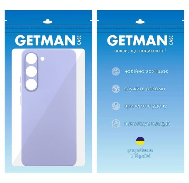 Чохол TPU GETMAN Liquid Silk Full Camera для Samsung Galaxy S23 Бузковий / Dasheen 345516 фото
