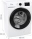 Пральна машина Gorenje фронтальна, 8кг, 1400, A+++, 46,5см, дисплей, інвертор, пара, Wi-Fi, білий (WPNEI84SBSWIFI) 375096 фото 10