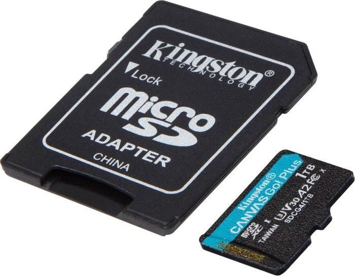 Карта пам'яті Kingston MicroSDXC 1TB Canvas Go Plus Gen4 200MB/s A2 U3 V30 + SD-адаптер (SDCG4/1TB) 380516 фото