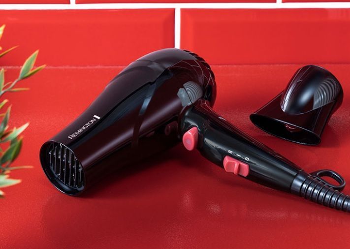 Фен Remington MyStylist, 1900Вт, 2 режими, іоніз-я, хол. обдув, чорний (D2000) 366665 фото