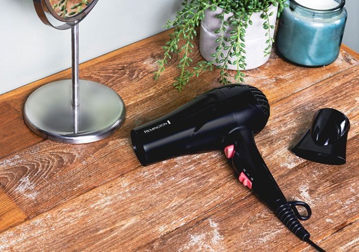Фен Remington MyStylist, 1900Вт, 2 режими, іоніз-я, хол. обдув, чорний (D2000) 366665 фото