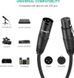 Кабель UGREEN AV130 XLR Male To Female Cable 3m (20711) Black 283265 фото 2