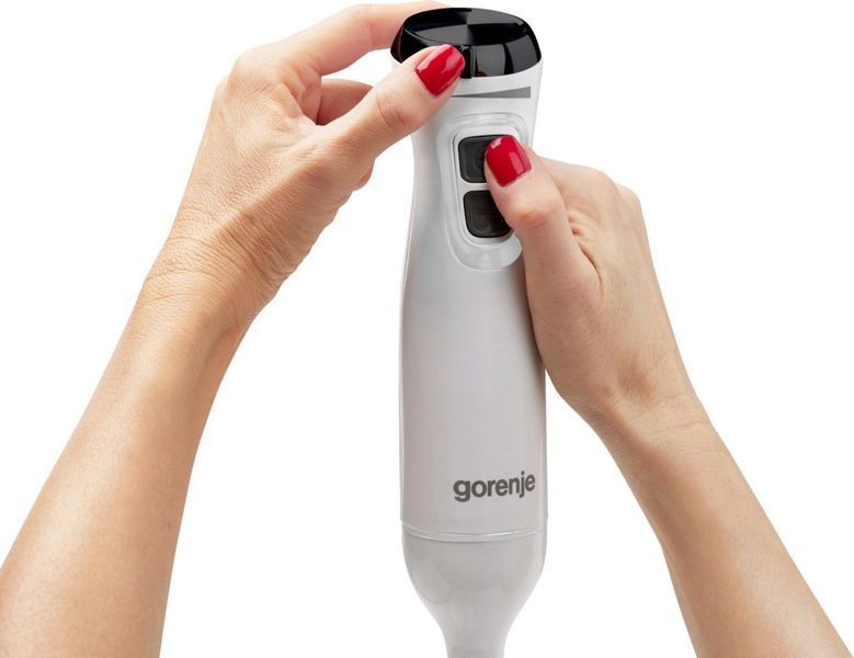 Блендер Gorenje заглибний 600Вт, чаша-600мл, білий (HBX601XG) 363211 фото