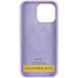 Чохол Silicone Case (AA) Logo with MagSafe для Apple iPhone 17 (6.3") Бузковий / Lilac 392992 фото 3