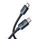 Кабель Baseus Crystal Shine Series Fast Charging Data USB кабель Type-C To Type-C 100 W 2M (CAJY000701) Black 253540 фото 10