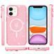Чохол TPU Galaxy Sparkle (MagFit) для Apple iPhone 11 (6.1") Pink+Glitter 277357 фото 2