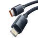 Кабель Baseus Crystal Shine Series Fast Charging Data USB кабель Type-C To IP 20W 1.2m (CAJY001303) Sky Blue 260566 фото 14