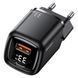 Зарядний Пристрій Usams T46 UD Series USB-A/USB-C PD&QC3.0 33W 3A with Lightning-Type-C cable Black 258880 фото 3