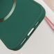 TPU чохол Bonbon Metal Style with MagSafe для Apple iPhone 15 (6.1") Зелений / Pine green 316868 фото 7
