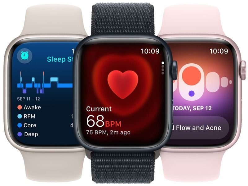 Смарт-годинник Apple Watch Series 9 GPS 41mm Midnight Aluminum Case With Midnight Sport Loop MR8Y3 277649 фото