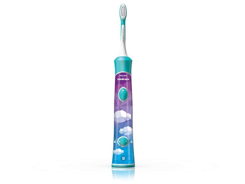 Щітка зубна електр. Philips, Sonicare For Kids, для дітей, 62т. колив/хв, насадок-2, Bluetooth, голубий (HX6322/04) 369790 фото