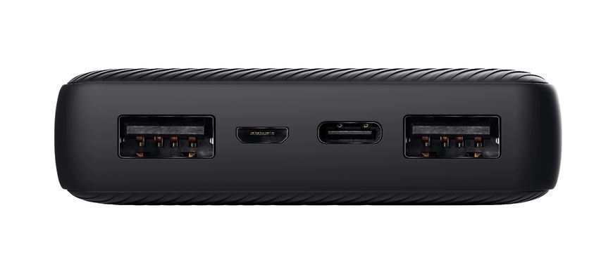 Акумулятор портативний літій-іонний power bank Trust Primo ECO, 15000мА&middot;год, 2хUSB-A/USB-C, 15W, чорний 364040 фото