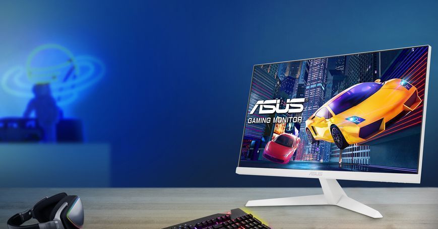 Монітор Asus 27" VY279HF-W HDMI, Audio, IPS, 100Hz, 1ms, AdaptiveSync, білий 366000 фото