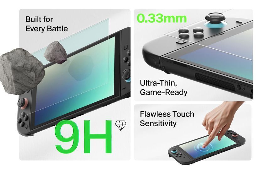 Захисне скло Belkin для Nintendo Switch 2 Anti-Reflective 389294 фото