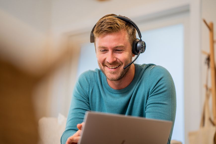 Гарнітура комп'ютерна моно On-ear Poly Voyager 4310-M з адаптером BT700, USB-A, Bluetooth, всеспрямований, Acoustic fence, сертифікат Microsoft Teams, 366978 фото
