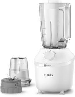 Блендер Philips стаціонарний 3000 series 450Вт, чаша-1900мл, чопер, імпульсний режим, білий (HR2041/17) 363220 фото