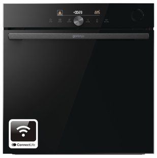Духова шафа Gorenje електрична, 77л, A+, пара, дисплей, Wi-Fi, чорний (BSA6747DGWI) 367933 фото