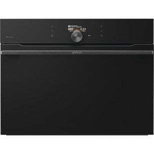Духова шафа Gorenje електрична компактна, 50л, A+, дисплей, Wi-Fi, ф-ція мікрохвиль, чорний 395568 фото