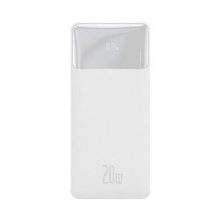 Портативна батарея Baseus 10000mAh Bipow Digital Display 20W PPBD050502 White 274212 фото